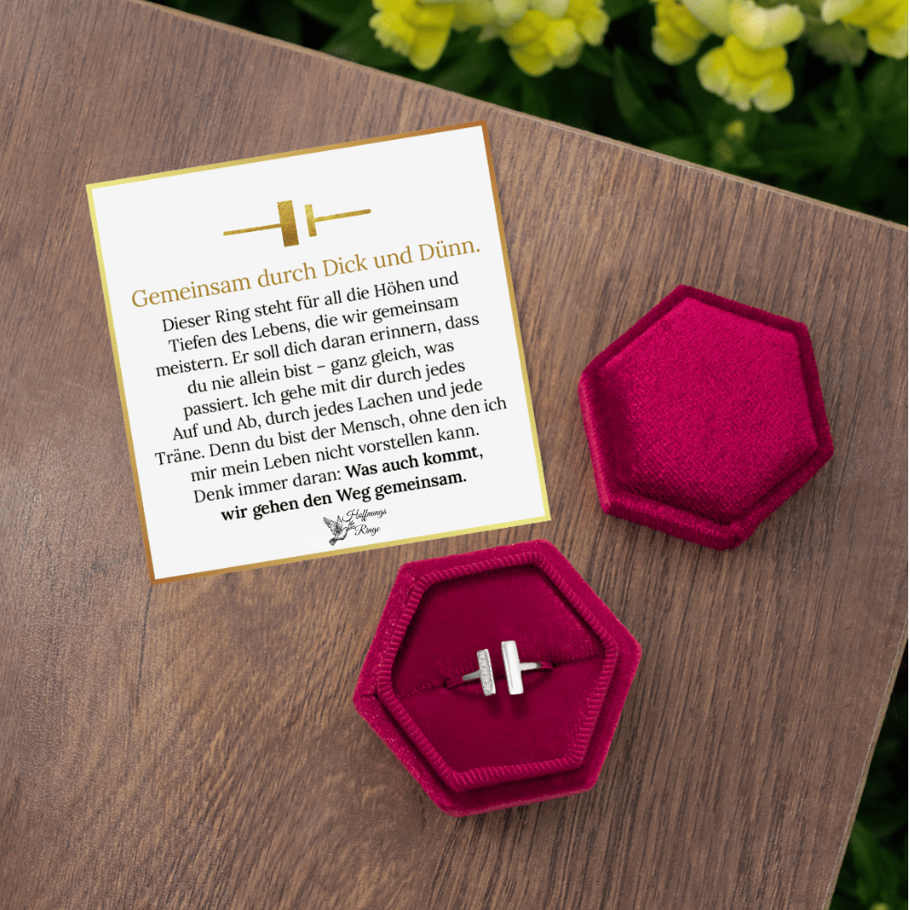 Ring „Durch dick und dünn“