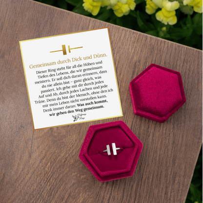 Ring „Durch dick und dünn“