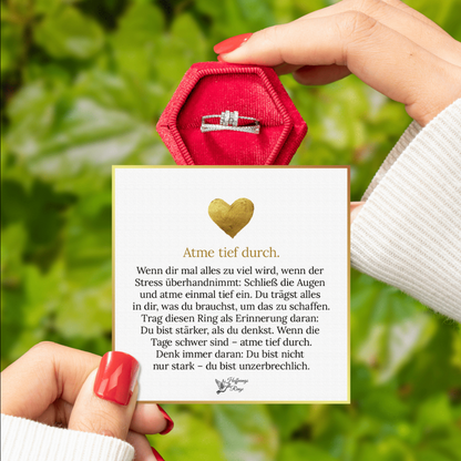 Fidget Ring aus Silber