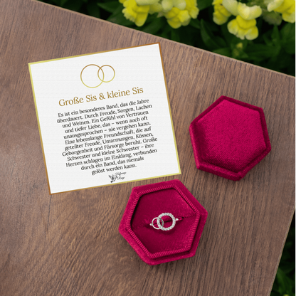 Ring „Für meine Schwester – für immer verbunden“